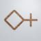 Ekena Millwork Medium Cameron Decorative Fretwork Wood Wall Panels, Walnut, 25 5/8"W x 15 3/8"H x 3/8"T WALW16X16X0375CAMWA - alternate 3